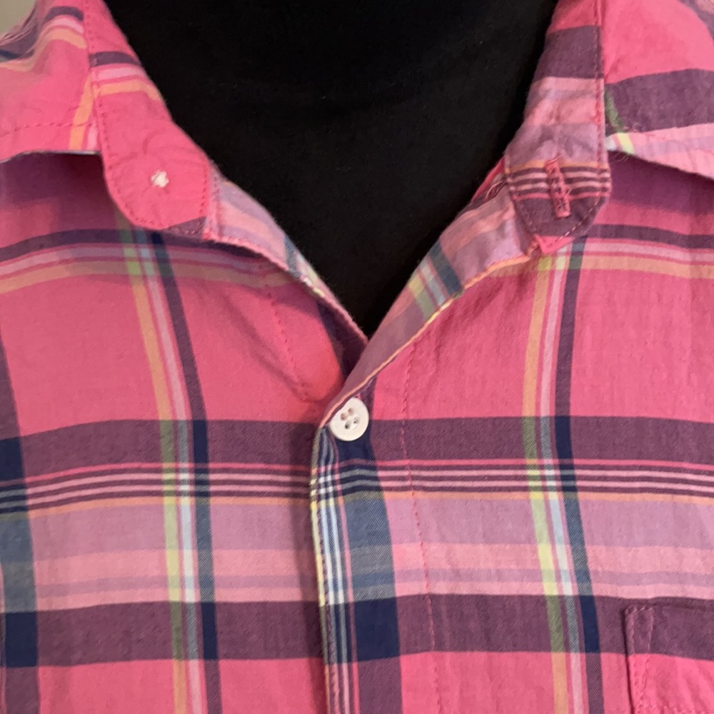Ralph Lauren Pink Plaid Button Down Long Sleeve Shirt - Picture 3 of 5